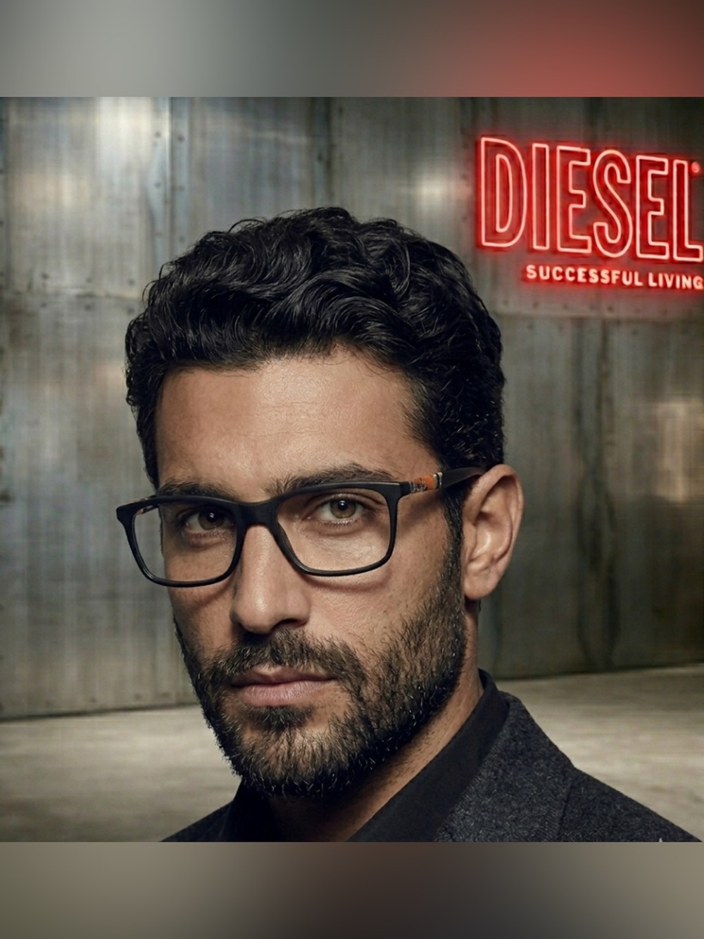 Authentic Diesel men’s signature designer eyeglasses frames